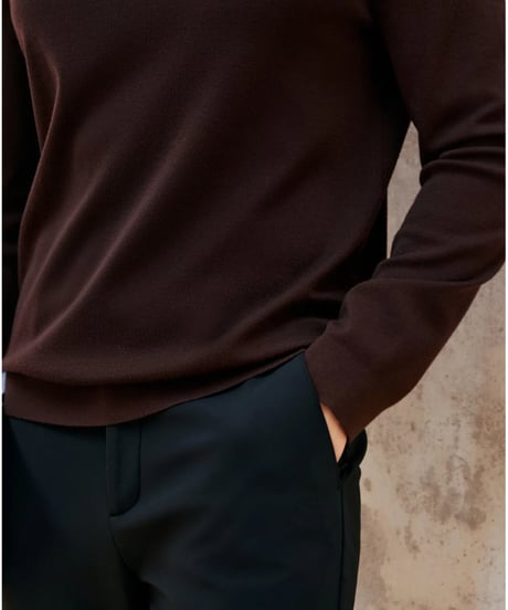 velvet stretch casual pants /2color　SH2389