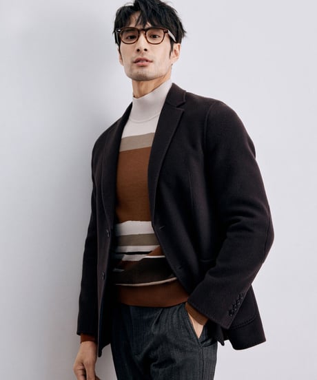 cashmere wool casual jacket /2color　SH2368