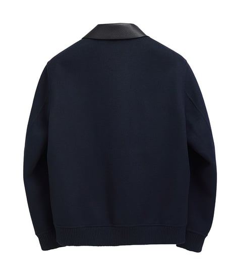 stand collar jacket wool 100%　SH2417