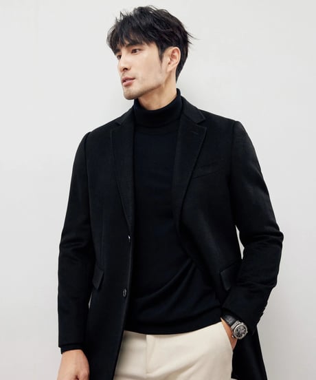 coat jacket cashmere 100％　SH2184