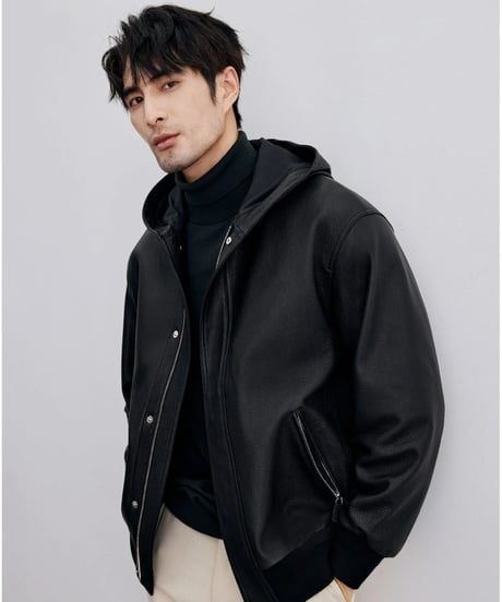 leather jacket sheepskin 100%　SH2327