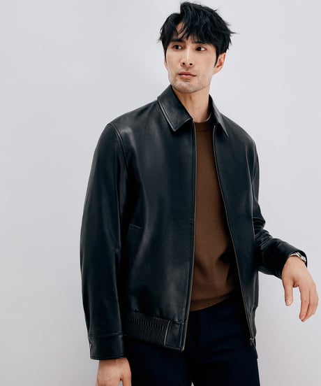 sheep leather jacket /2color　SH2677