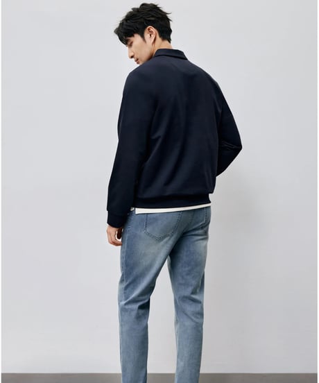 stretch lapel sweatshirt　SH2456
