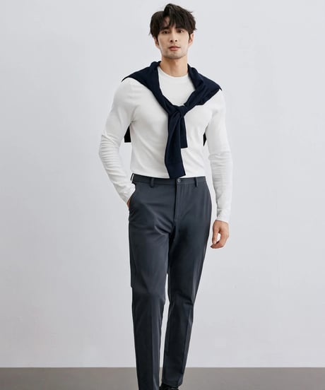 tapered stretch pants /2color　SH2003