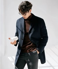 middle coat cashmere 100%　SH2413
