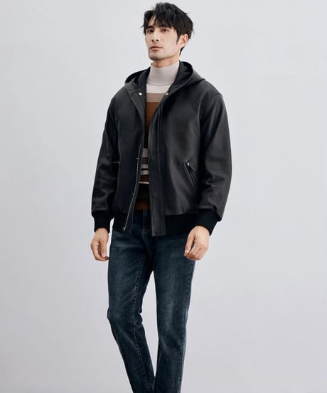 leather jacket sheepskin 100%　SH2327