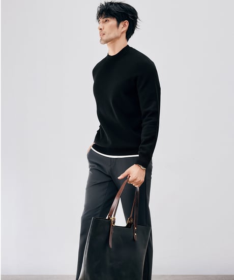 half turtleneck sweater /4color　SH2656