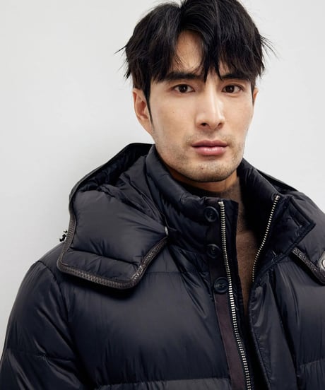 white duck down coat /2color　SH2189