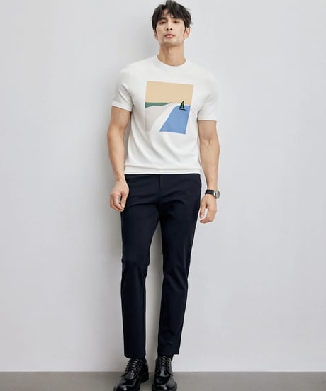 stretch slim casual pants /2color　SH2108