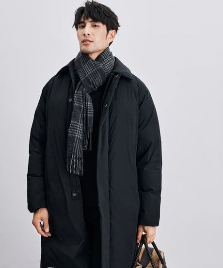 white goose lapel down jacket /2color　SH2412