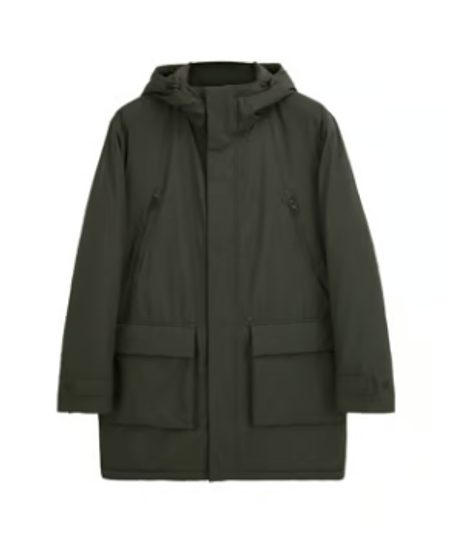down jacket hood medium white goose /2color　SH2698