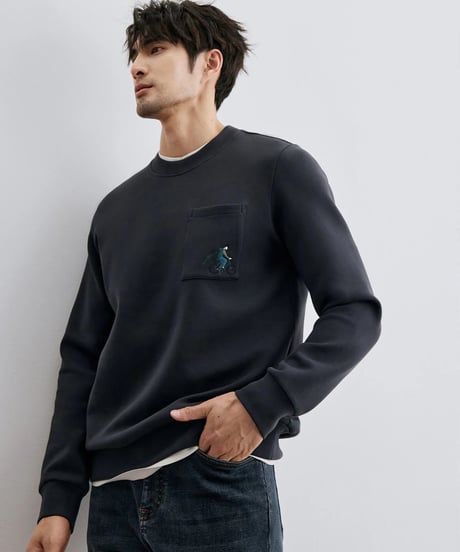 casual sweatshirt cotton /3color　SH2009