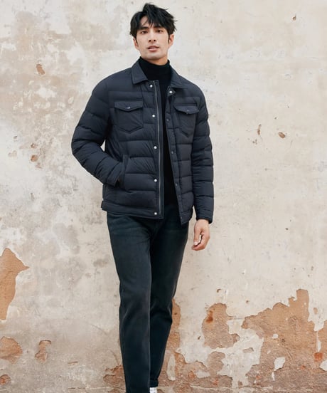 white goose down jacket /4color　SH2392
