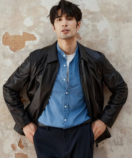cotton denim shirt　SH2019
