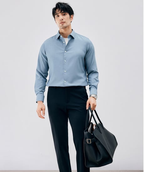 business casual shirt modal /4color　SH2661