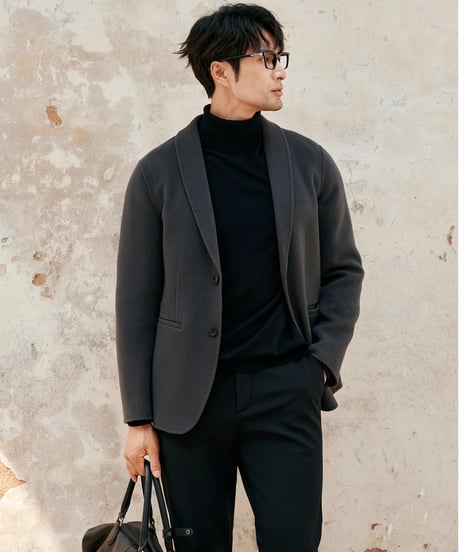 cashmere wool casual suit jacket　SH2381