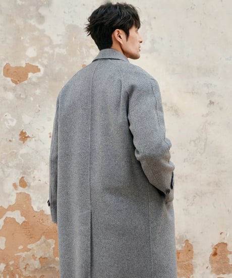 wool mid length coat jacket /2color　SH2379