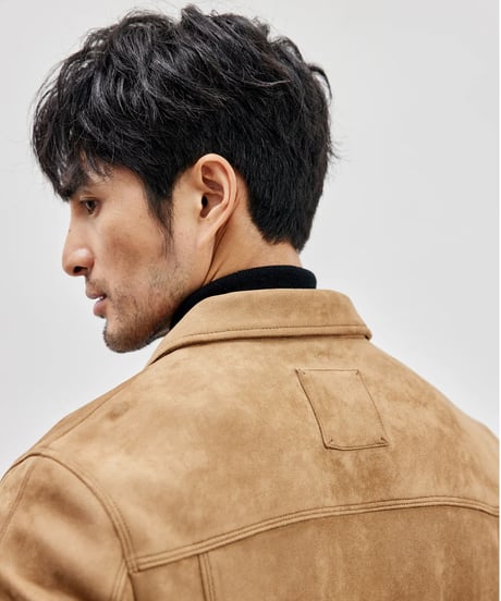 suede casual jacket /2color　SH2423