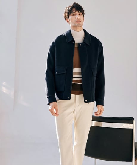 merino wool short jacket /3color　SH2355