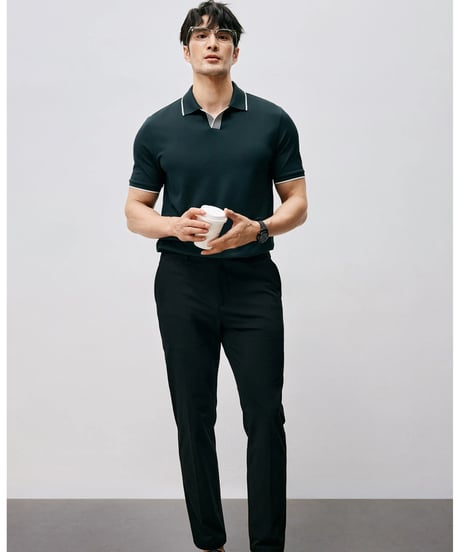 stretch casual cotton pants /2color　SH2537