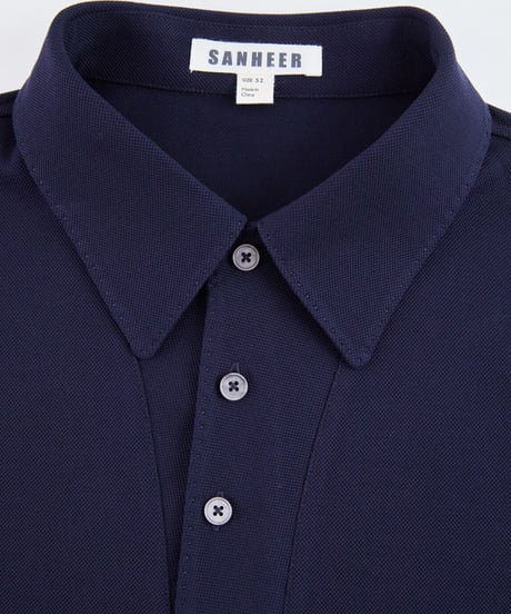 cotton piqué shirt /2color　SH2282