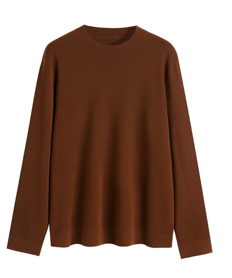 wool high neck sweater /4color　SH2258