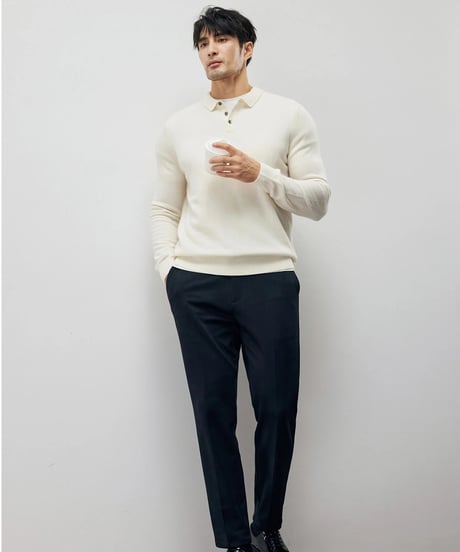 warm slim casual pants /2color　SH2209