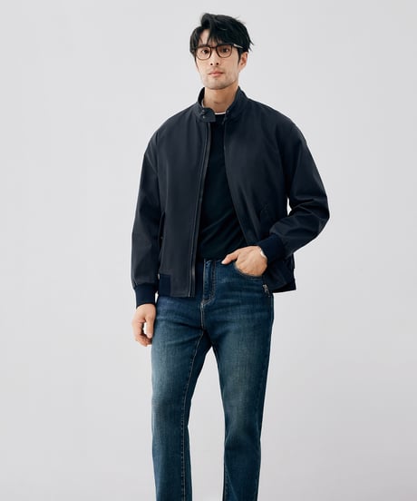 jacket with stand-up collar /2color　SH2672