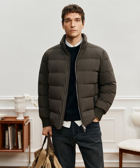 coat down jacket stand collar /2color　SH2600