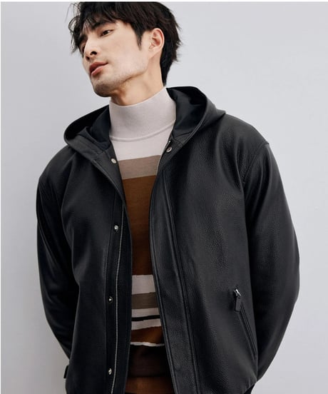 leather jacket sheepskin 100%　SH2327