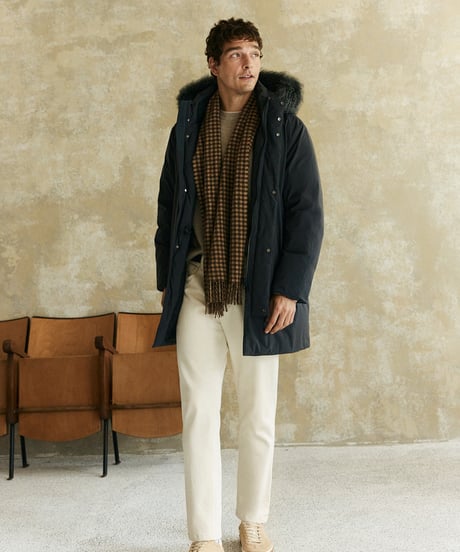 down jacket parka medium white goose　SH2700