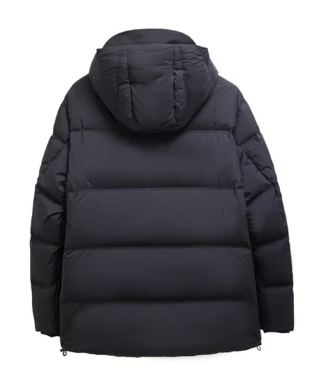white duck short down jacket /2color　SH2411