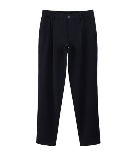 casual pants with elastic waistband straight fit　SH2125