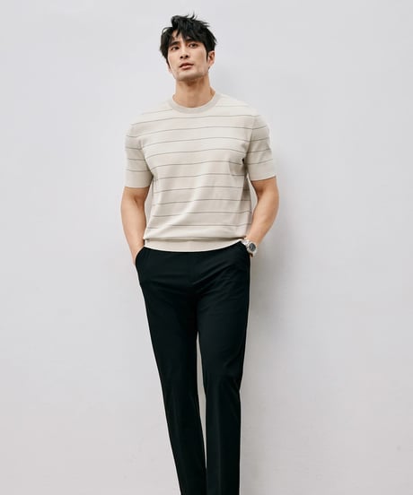 no-iron stretch pants /3color　SH2490