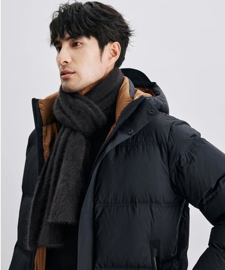 white duck short down jacket /2color　SH2411