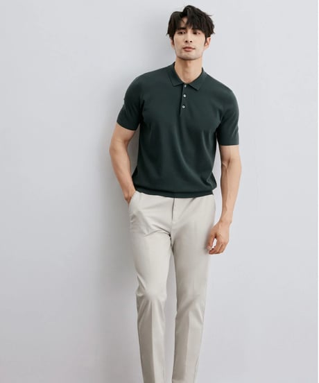 tapered stretch pants /2color　SH2003