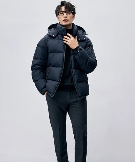 white goose short down jacket　SH2429