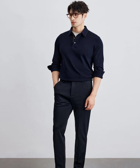 cotton polo shirt /2color　SH2297
