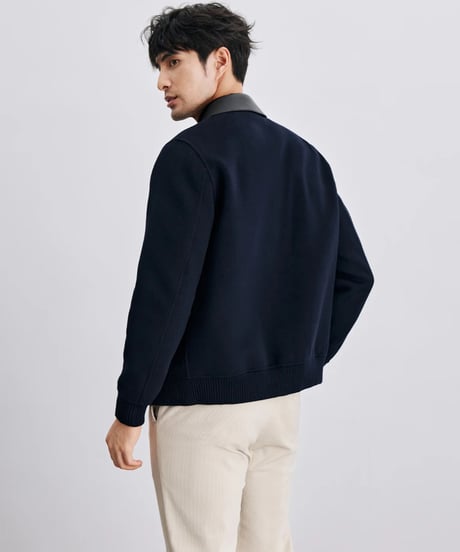 stand collar jacket wool 100%　SH2417