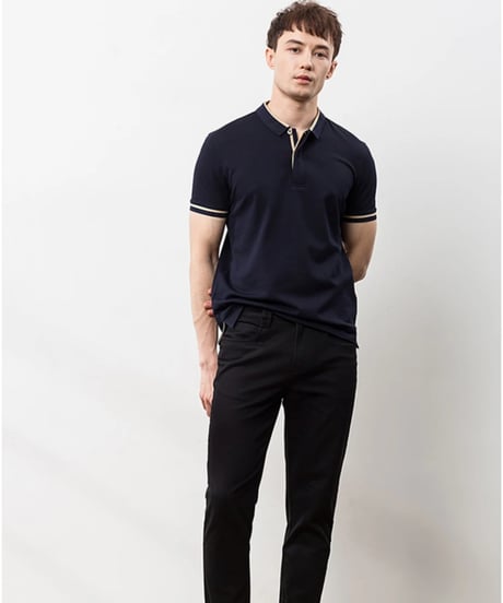 cotton lapel t-shirt　SH2422