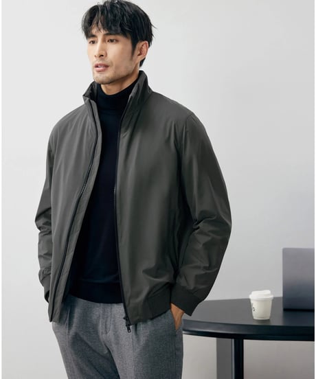 stand collar blouson jacket　SH2205