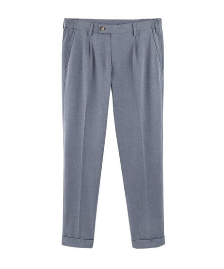 casual pants with single pleats /2color　SH2124