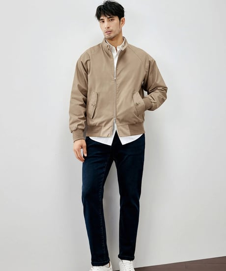 stand collar blouson jacket /2color　SH2273