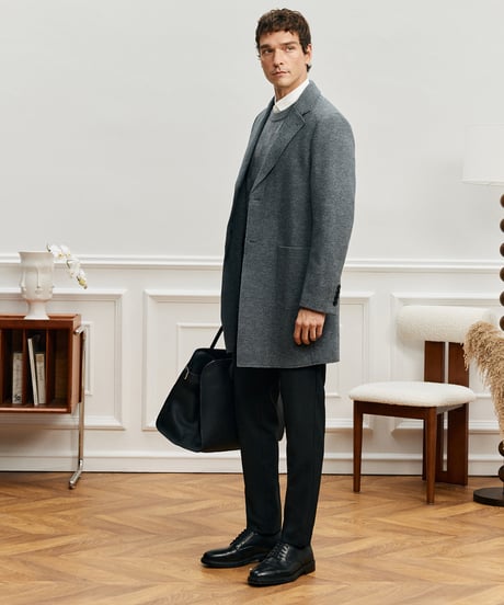tailored herringbone coat　SH2688