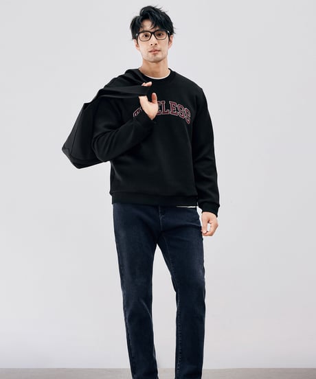 round neck sweatshirt /2color　SH2663