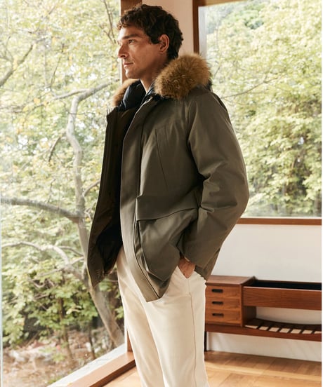 down jacket parka white goose /2color　SH2692