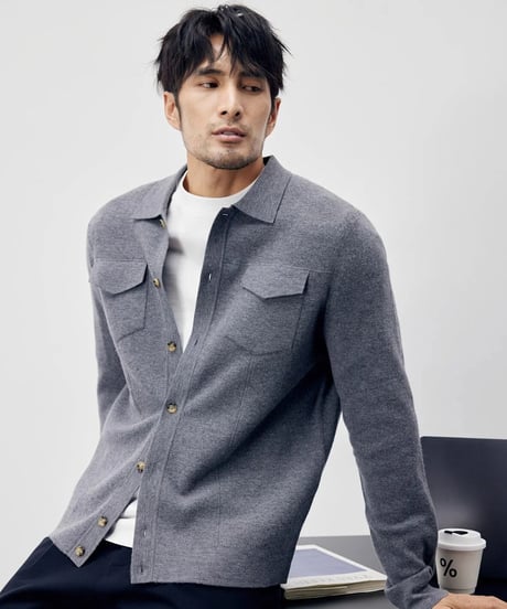 jacket knit cardigan /2color　SH2283