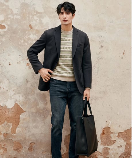 wool casual suit jacket /2color　SH2341