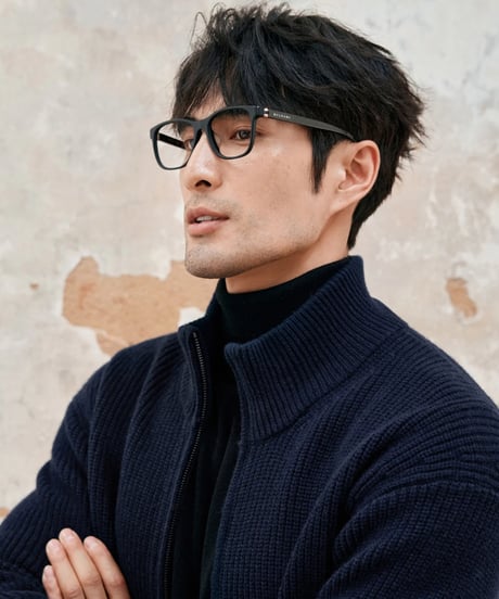 knit cardigan jacket wool 100% /2color　SH2387