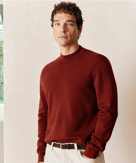 wool sweater half turtleneck /4color　SH2686